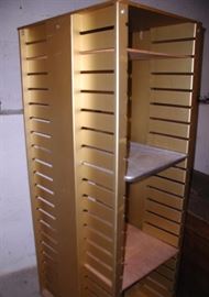 Baker's rack on four wheels