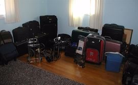 Planning a trip?  Big selection of hard case and soft luggage. 