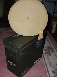 ammo can and vintage webbing