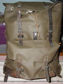 vintage backpack, believed to be Swiss Army