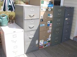 A handsome selection of filing cabinets