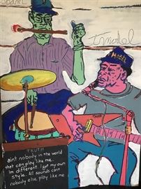 Tim Kear original
Large piece 3x4 on paper board