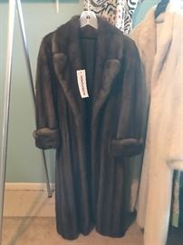 Full length mink coat
