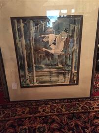 Original J T Glisson watercolor