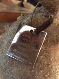 Each vessel has serial number