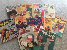 Big selection of vintage comic books
