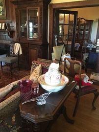 Beautiful English Bowl and Pitcher