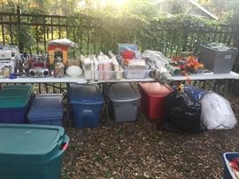 Huge selection of STUFF. Most of it still with tags or unopened