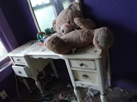 french provincial desk/vanity