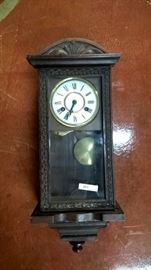 Antique clock to be sold, small wall hanger.