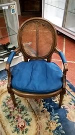 French cane back chair to be sold, Vintage, Circa 1950