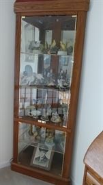 Tall curio cabinet