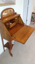 Vintage oak desk/secretary