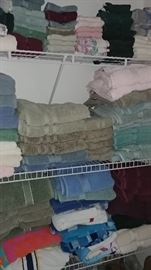 Lots of towels, and linens