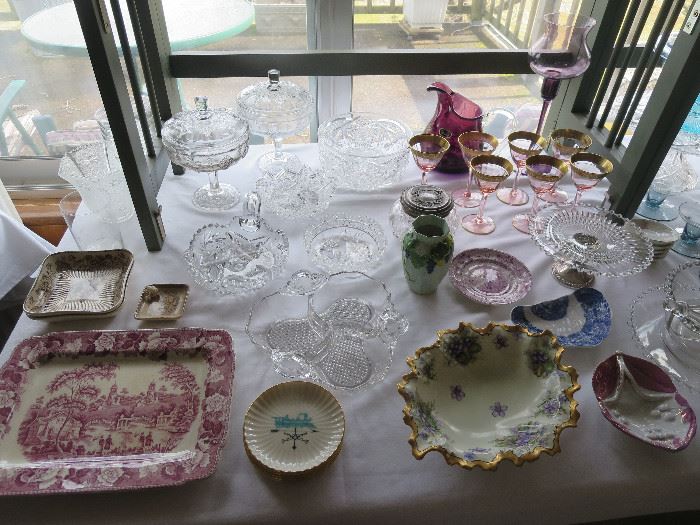 Antique Glassware and China