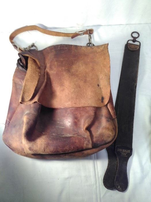 Byron 1964 US Mail Bag & Leather Strap (2 Pieces)  https://ctbids.com/#!/description/share/20269