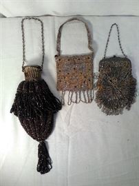 3 Small Beaded Vintage Bags   https://ctbids.com/#!/description/share/20276