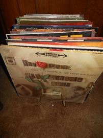 Vintage 33rpm vinyl records