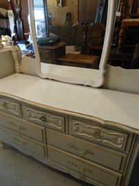 French style dresser and mirror