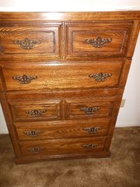 Matching 5 drawer chest