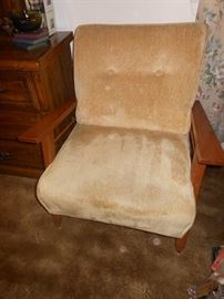 Matching mid century stationary chair 