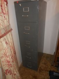 Sturdy 5 drawer deep file cabinet