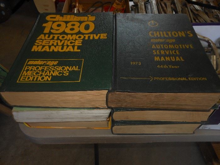 Chilton's vintage auto manuals 