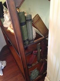 Detailed side of bookcase