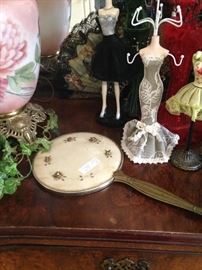 Vintage hand mirror