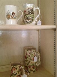 Royal Staffordshire pitcher (top right)