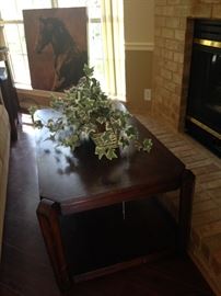 Rectangular coffee table