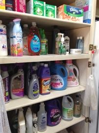 More cleaning products