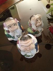 "Speak no evil, hear no evil, see no evil"