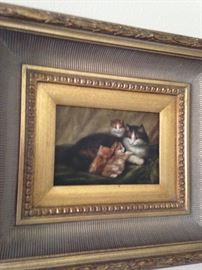 Another kitten framed picture