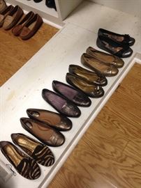 Some of the many shoes