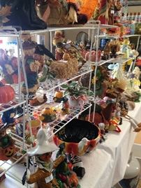 Many fall decorations
