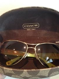 Coach sunglasses in case