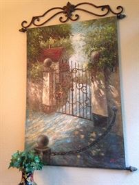 "Garden gate" wall canvas