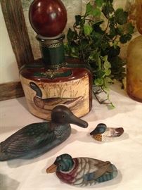 Decoys and decanter