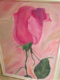 Rose bud art