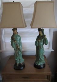 Vintage charmers, Chinese Couple Lamps