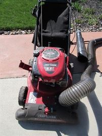 Craftsman Power Propel Lawn Mower, Leaf Vacuum, Shredder and Chipper (4 in 1) 6.5hp