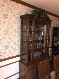 HARDEN CHINA CABINET
85”H x 46”W x 14.5”D