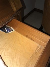 HARDEN SECRETARY WITH HUTCH
80”H x 34”W x 19.5”D