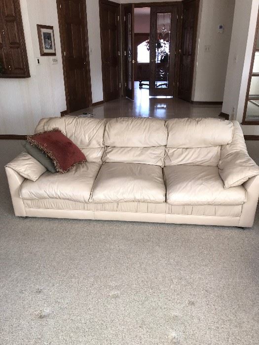 EMERSON TOP GRAIN LEATHER SOFA-2 AVAILABLE
85”L x 35”D x 30”H