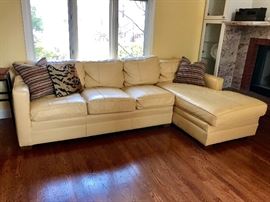 Leather Two Piece Sectional by Vanguard Furniture