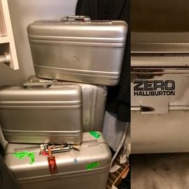 Halliburton Metal Luggage Set