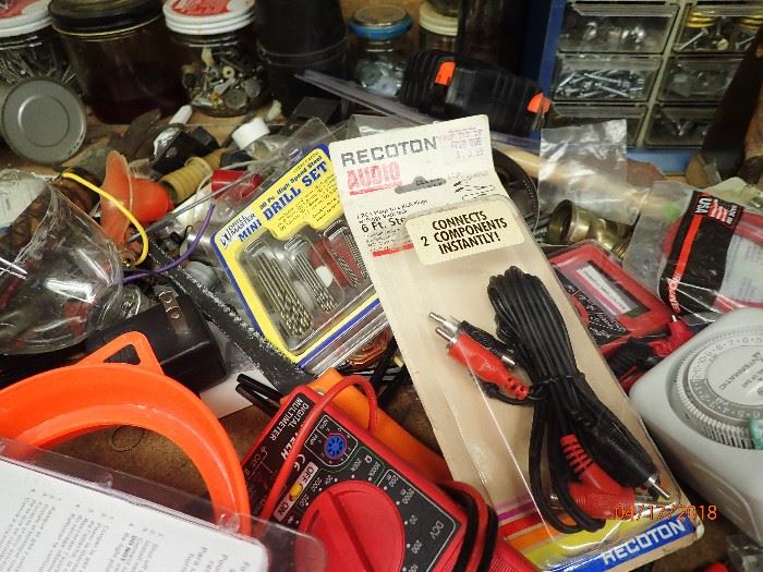 TOOLS TOOLS AND MORE TOOLS  MANY NEW IN THE BAGS, THIS SALE HAS A VERY LARGE WORKSHOP AND GARAGE FILL WITH TOOLS