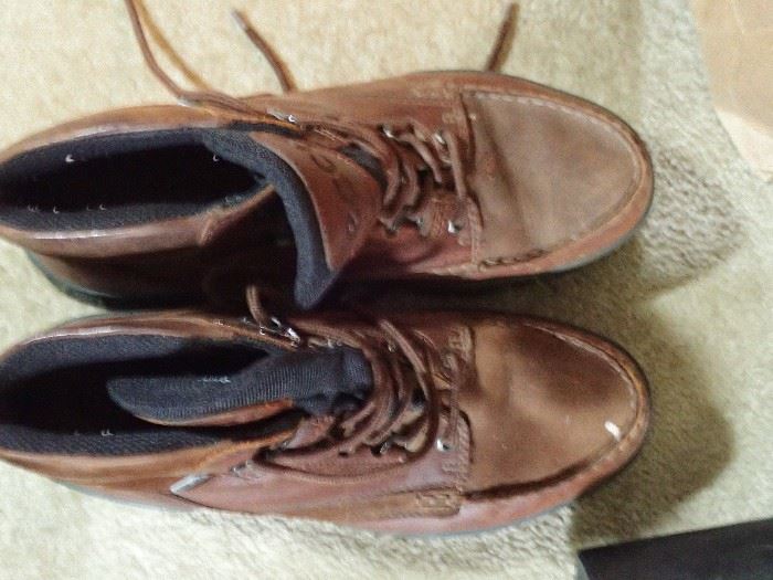 MENS LEATHER WORK SHOES