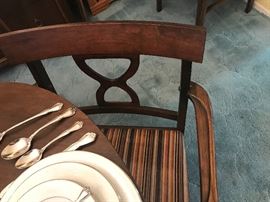 Chair Detail On Dining Room Set